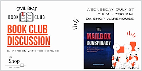 Civil Beat Book Club Discussion - "The Mailbox Conspiracy" tickets
