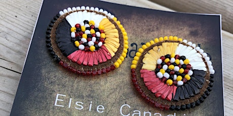 Quillwork Earrings - INDIGENOUS ONLY - with Mary Elsie Canadien