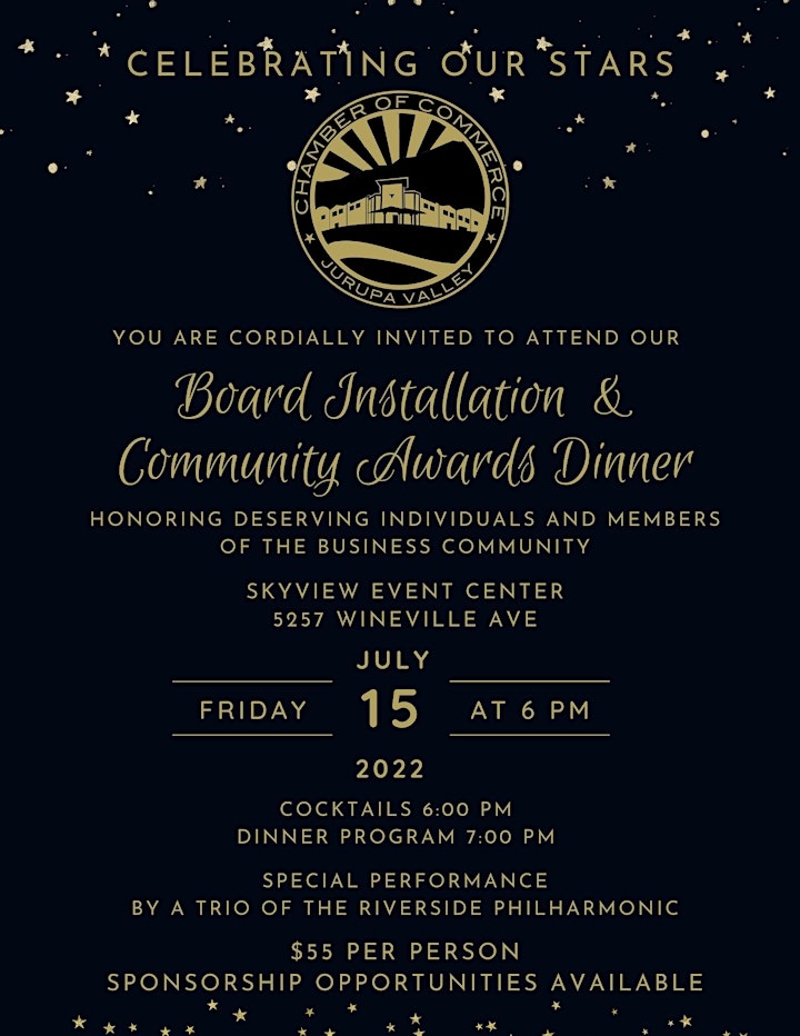 Board Installation and Community Awards Dinner image
