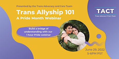 Trans Allyship 101: Pride Month Webinar for Family & Friends tickets
