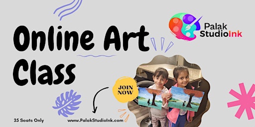 Imagem principal do evento Free Online Art Class For Kids & Teens - Brisbane