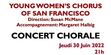 Concert Chorale - Young Women's Choral Projects de San Francisco billets