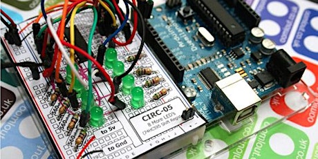 Arduino - Beginners Course (4 weeks) Wednesday 6 till 8pm Starts 5 April primary image