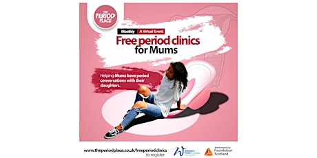 Free Period Clinics for Mums  primärbild