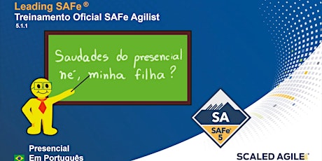 Leading SAFe 5 PRESENCIAL com Certificação SAFe Agilist - Português ingressos