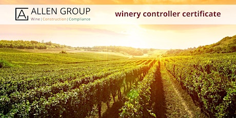 winery controller certificate tickets