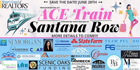 ACE Rail  Update with some RETAIL THERAPY in Santana Row! tickets