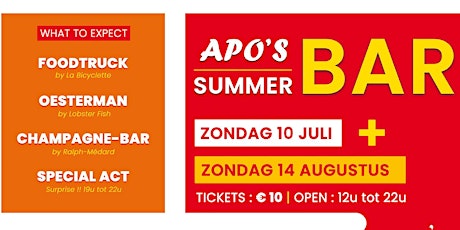Apo's Summerbar 14/08 tickets