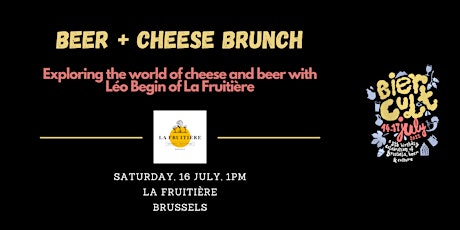 Biercult: Beer + Cheese Brunch @ La Fruitière tickets