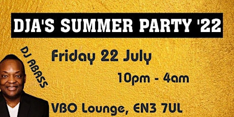 Summer Party '22  with DJ ABASS at VBO Lounge tickets