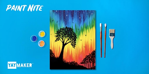Virtual: Virtual Painting Bright Rainbow Tree