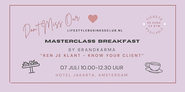 Masterclass Know Your Client by Brandkarma