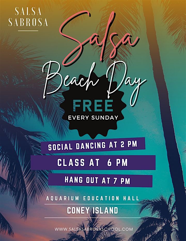 Free Latin Party & Salsa Class on The Beach image