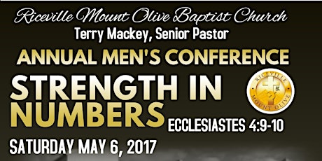Riceville Mount Olive Baptist Church 9th Annual Men's Conference primary image