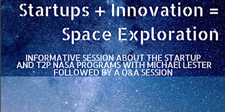 Startups + Innovation = Space Exploration  primary image