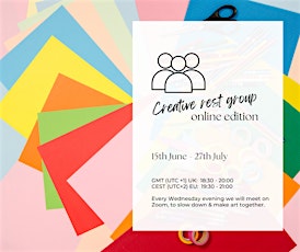 Creative Rest Group - online art sessions for busy working professionals tickets