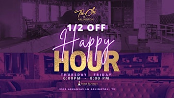 1/2 HAPPY HOUR 6pm-8pm (8pm is Cut-Off for All Drink and All Food Specials)
