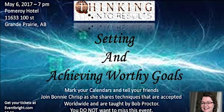 Setting and Achieving Worthy Goals primary image