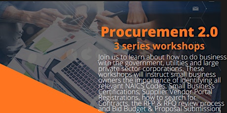 Procurement 2.0 Workshop Series primary image