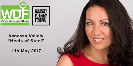 WDF Guernsey - Vanessa Vallely, author of "Heels of Steel" with the Guernsey Literary Festival primary image