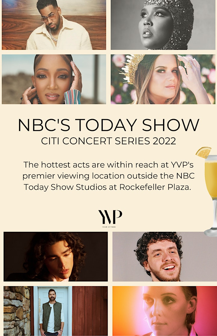 NBC'S TODAY SHOW CONCERTS - YVP PRIVATE VIEWING image