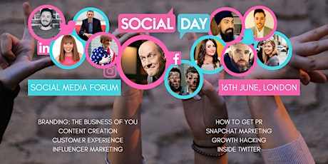 UK's #1 SOCIAL MEDIA EVENT / Forum for Business PR + Marketers London CPD #SocialDayUK primary image