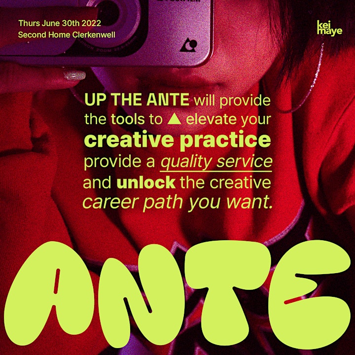 UP THE ANTE: Creative Career Masterclass image