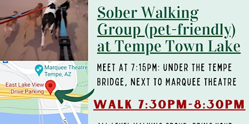 Sober Walking Group (pet-friendly)