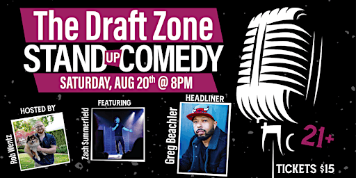 Stateline Comedy Presents Greg Beachler @ The Draft Zone!