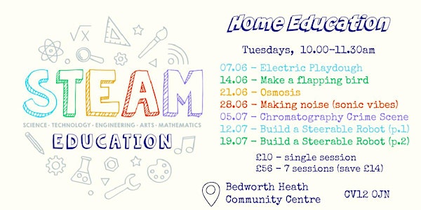 STEAM for Home Education June-July