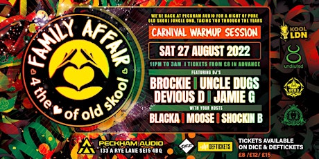 Family Affair - Carnival Warm Up Session