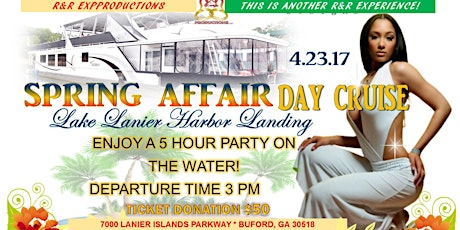  EVENT CANCELLED DUE TO WEATHER Spring Affair Day Cruise primary image