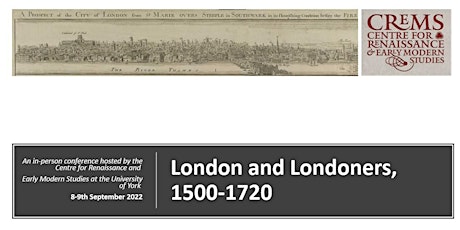 London and Londoners, 1500-1720 tickets
