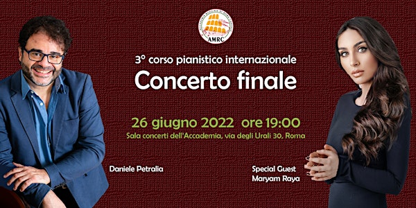 Concerto conclusivo del 3° Corso Pianistico Internazionale