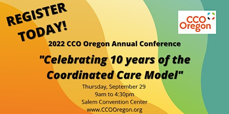 2022 CCO Oregon Annual Conference tickets