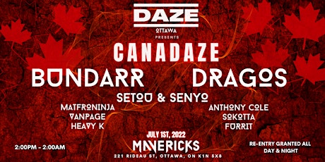 DAZE Ottawa Presents: CANADAZE tickets
