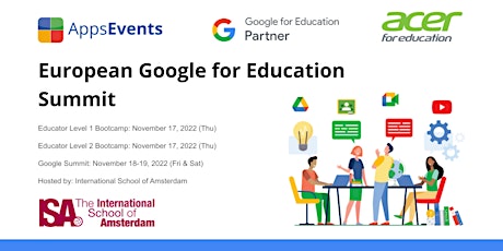 2022 European Google for Education Summit tickets
