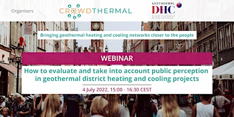 Primaire afbeelding van Webinar: How to evaluate public perception in geothermal DHC projects