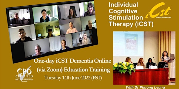 Individual Cognitive Stimulation Therapy Dementia Online Education Training