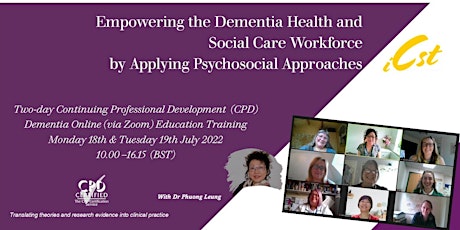Two-day Empowering the Dementia Health Care Workforce Education Training tickets