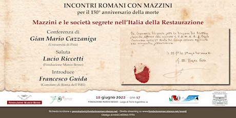 Mazzini e le società segrete nell’Italia della Restaurazione