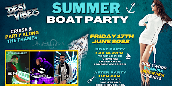Desi Vibez Summer Boat Party