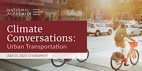 Climate Conversations: Urban Transportation bilhetes