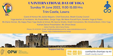 Hauptbild für UN International Day of Yoga at Trim Castle
