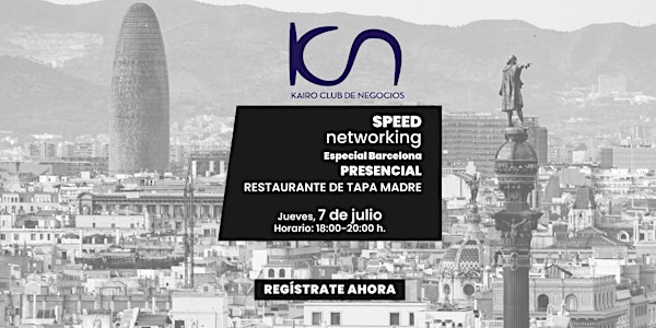 KCN Speed Networking Presencial Barcelona - 7 de julio