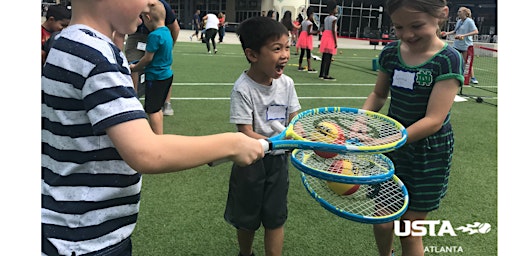Tues. Tennis on the Turf: Free Intro to Tennis for Kids  6/28, 7/12 & 7/19