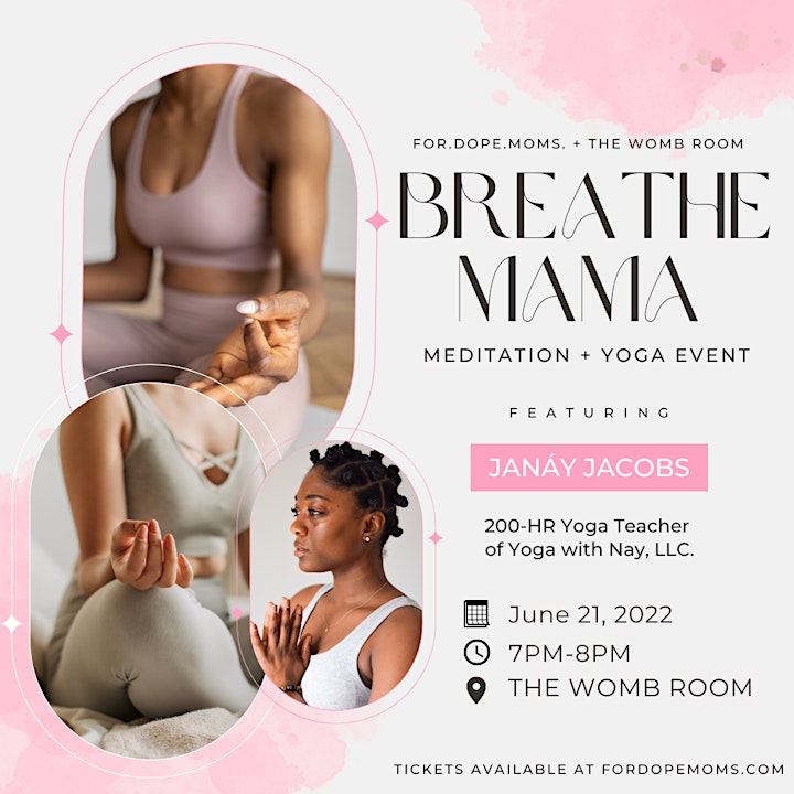 Breathe Mama (Meditation + Yoga Event) image