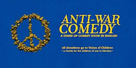 anti-war Comedy • for CHARITY • Stand up Comedy in English