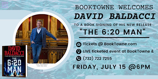 Join BookTowne & for David Baldacci Book Signing