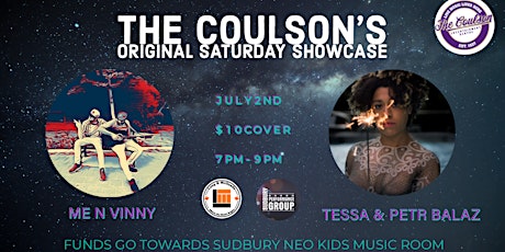 Coulson's Original Saturday Showcase | Tessa & Petr Balaz ft ME N Vinny tickets